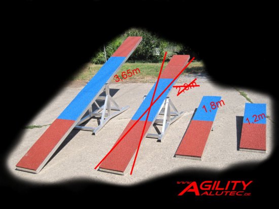 Agility-Wippe aus Aluminium nach FCI-Norm: Foto 3